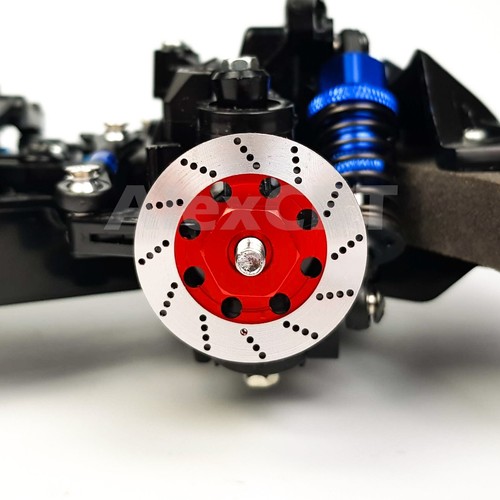 4pcs Alloy RC 1:10 12mm Hex Hexes Brake Disc Disks for Tamiya TT01 E TT02 MF01X - Picture 3 of 5
