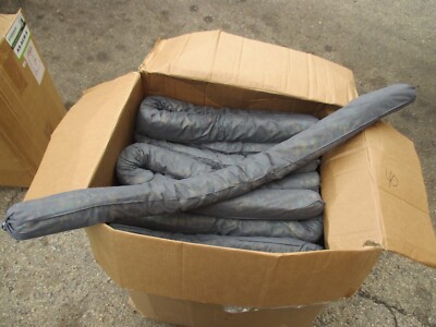 TASK AS-ACB-S UNIVERSAL GRAY ABSORBANT SOCKS 40 COUNT 3'' DIA X 4'   NEW