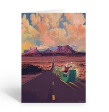 Monument Valley Christmas Cards, Western Cowboy Christmas, 18 Cards -40102