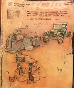 Vintage 1974 Continental Telephone Co Of Va Harrisonburg Broadway Keezletown Ads Ebay