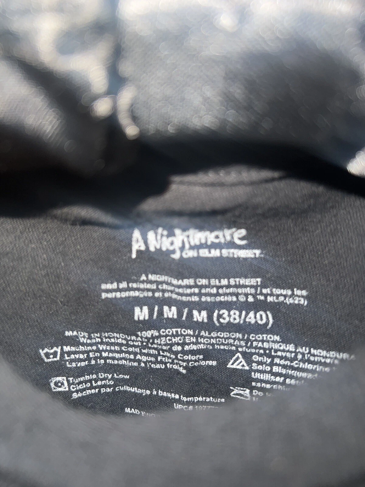 Nightmare on Elm Street Men's Slash Black T-Shirt