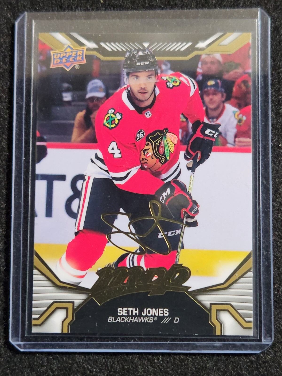 2022-23 Upper Deck MVP Gold Script Seth Jones Chicago Blackhawks Hockey Card #44