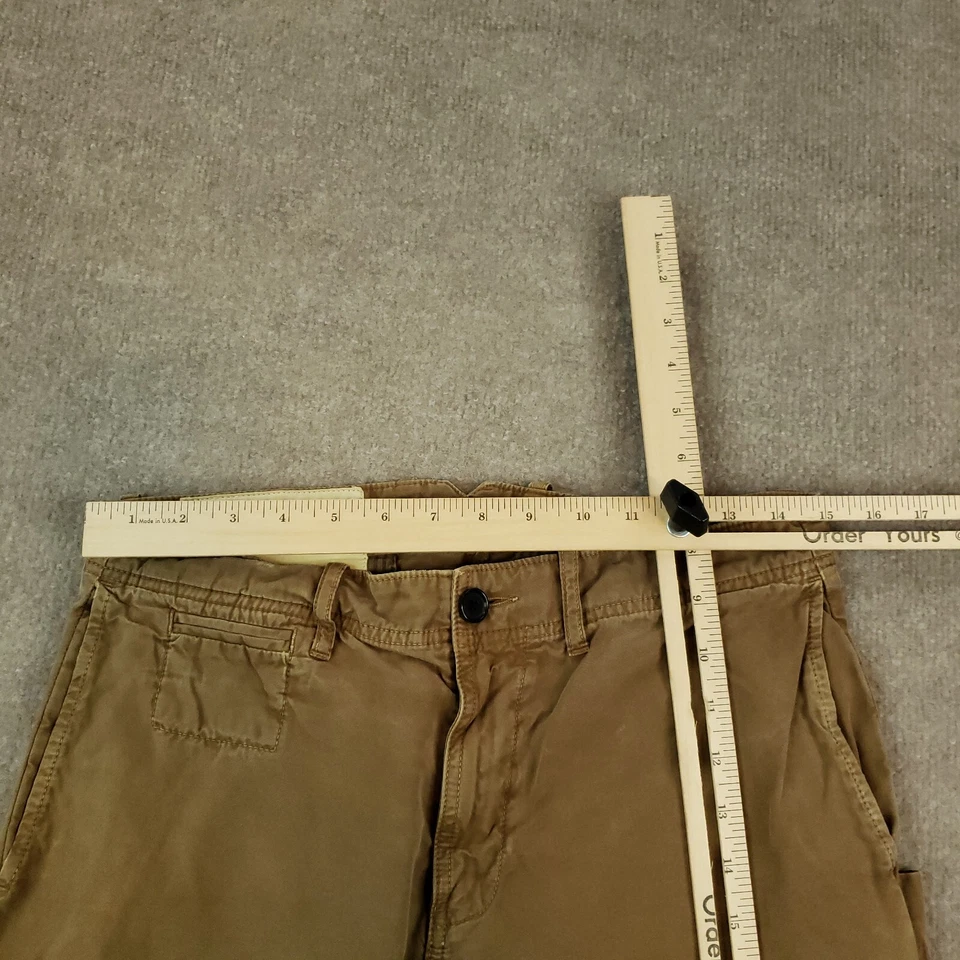 Billy Reid Pants Mens Size 30x28 Brown Chino Casual Straight Leg Flat Front - Image 4 of 4