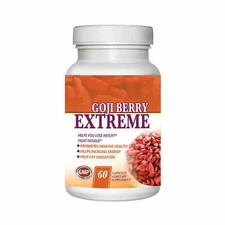 Goji Berry Extreme Weight Loss Energy Boost Immune Health Support 60 Capsules