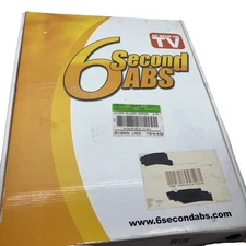 As Seen On TV 6 Second Abs Home Exercise Crunch Machine -NEW OPEN BOX + VHS