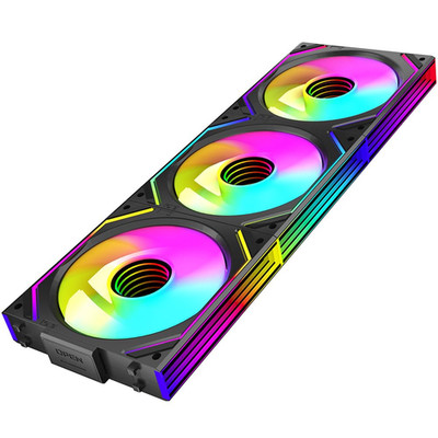 TZMRIT Interstellar-V2 Infinity Mirror ARGB PWM Lüfter 120Mm Schwarz, RGB Lüfter