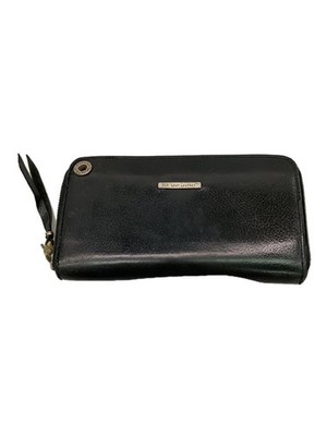 BILL WALL LEATHER Wallet Leather Black Plain Men's W945