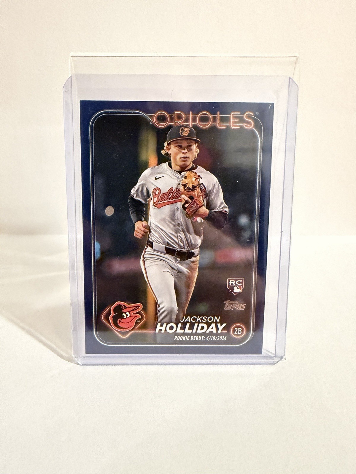 2024 Topps Update Series Rookie Debut Jackson Holliday #US97 Royal Blue SP RC