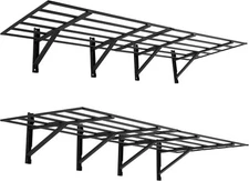 2Pack Garage Storage Shelving Wall Mounted 1600Lbs Shelves Warehouse Racks 