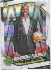 2025 Panini Prizm WNBA - Rookie Variation Dominique Malonga #144 White...