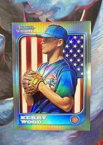 1997 Bowman Chrome - Kerry Wood #183 International Refractor (RC)