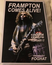 PETER FRAMPTON 1976 REPLICA MUSIC CONCERT POSTER