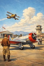 Aviation Air Mail Airplane Modern Vintage Postcard A889