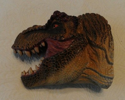 Canna Animal Kingdom T-Rex Dinosaur Hand Puppet Realistic Rubber 8'' Head