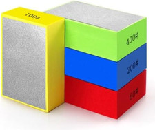 4 Pcs Blocchi Abrasivi Diamantati,Blocchi Abrasivi per Macinare il Calcestruzzo,