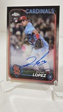 🔥2024 Topps Chrome Irving Lopez RC ⚾️CHROME ON CARD AUTO AUTOGRAPH ROOKIE!🔥🔥