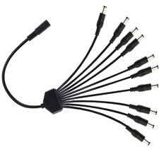 DC Power Splitter Cable 1 Female To 10 Male Way 5.5x2.1mm Camera Extension