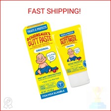 Boudreaux's Butt Paste Original Diaper Rash Cream, Ointment for Baby, 2 oz Tube