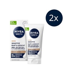 NIVEA MEN Sensitive Bart & Gesichtspflege Gel...