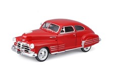 1948 CHEVY FLEETLINE AEROSEDAN RED 1/24 DIECAST CAR MAISTO 32921R