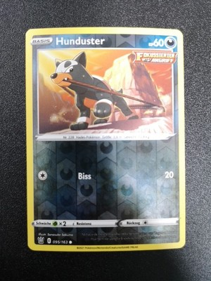 Hunduster BST 095 / 163 Reverse Holo Kampfstile 