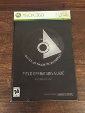 Halo 3 ODST XBOX 360 Instruction Manual Only