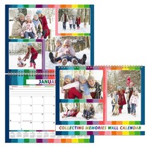 2026 Scrapbook Wall Calendar Spiral-bound - 12 Months Desk  015