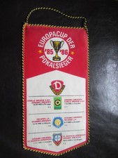 Wimpel Dynamo Dresden-Gegner,Cup der Pokalsieger Saison 1985/86