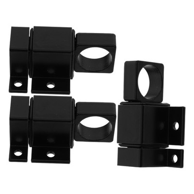 Durable Black Aluminum Self Locking Spring Latch Automatic Rebound Door Bolt