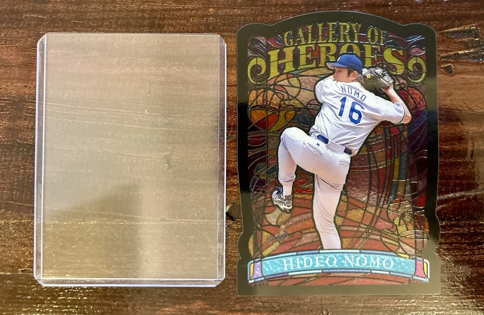 Tarjeta jumbo Topps Gallery Hideo Nomo Gallery of Heroes 1998 #GH14!!!! Foto 3 de 3