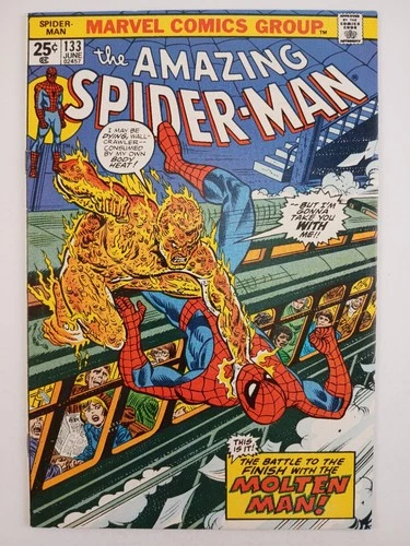 The Amazing Spider-Man #133 VF+ 8.5 (Marvel 1974)