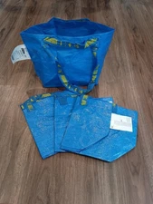 Small (4 Count) IKEA Grocery Bags 10"X10" Brattby