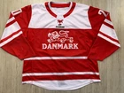IIHF DANMARK Denmark Game Worn Hockey Jersey Washington Capitals CCM #20 ELLER