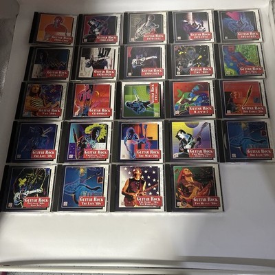 24- CD Lot of Time-Life Guitar Rock Albums - 419 Classic Tracks on 24 CD's Read