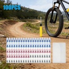 100Pcs Tire Repair Rubber Nails Tyre Puncture Repair Screws Kit w/ Screwdriver