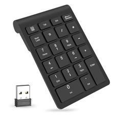 Foloda Wireless Number Pads for Laptop, Numeric Keypad Numpad 22 Keys Portable