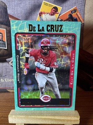 2025 Elly De La Cruz Topps Archives #271 Aqua Scope Foilboard /75 Hot SSP!