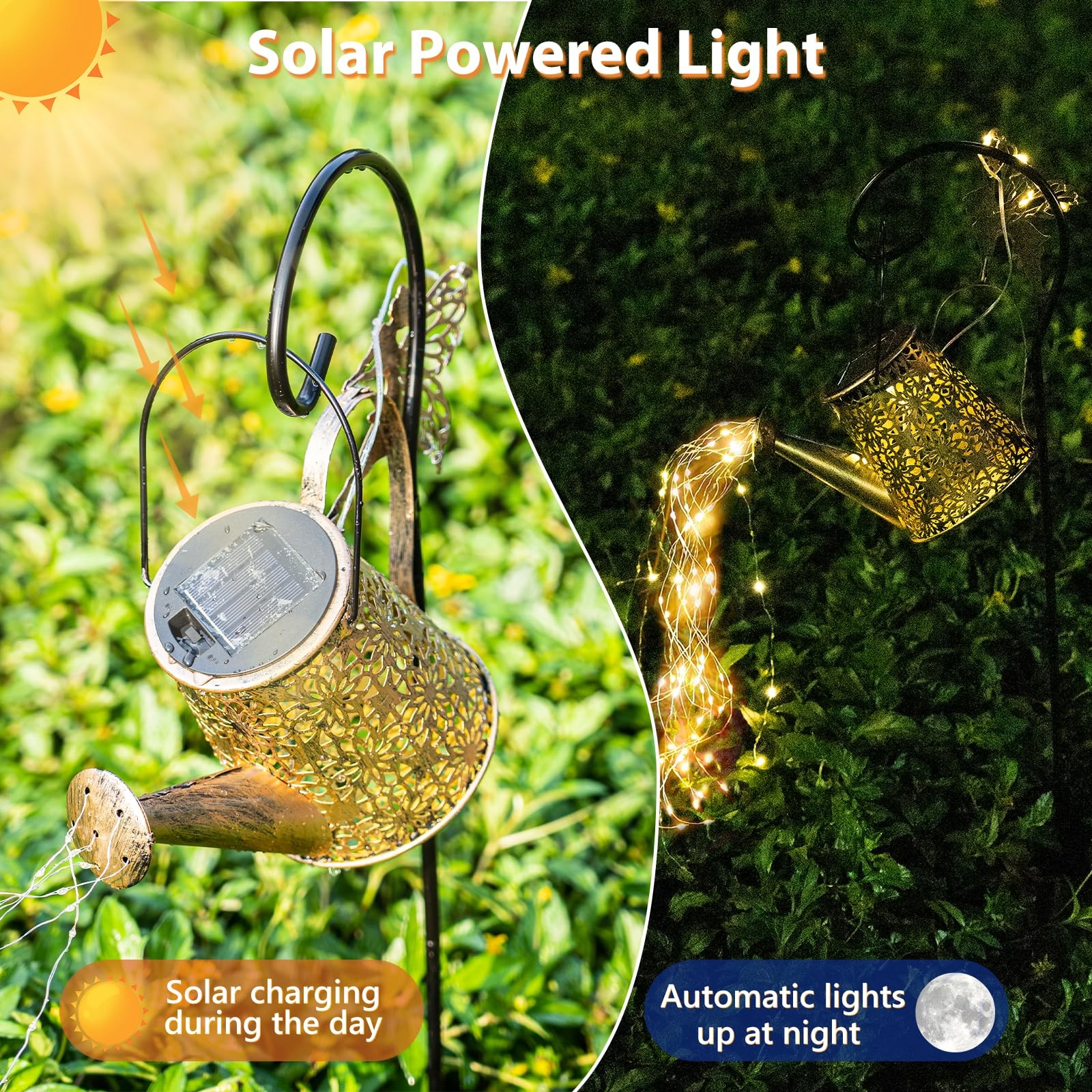Solar Watering Can Light, Solar Outdoor Decorative,Garden Decor Lights for Yard,