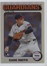 2024 Topps Heritage High Number Chrome Silver Border 110/225 Cade Smith #611 yq2