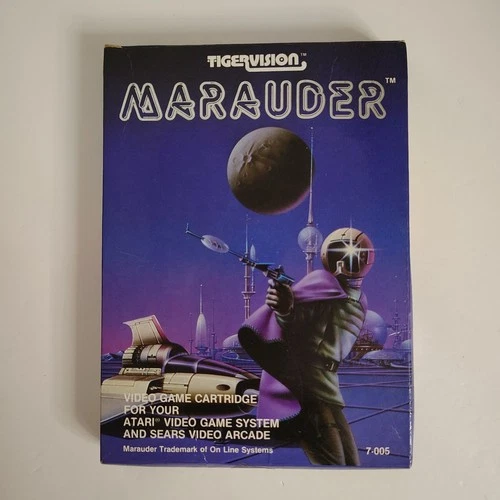 Marauder TigerVision for Atari 2600 COMPLETE CIB, RARE, TESTED