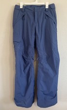 The North Face Women's Large Freedom Ski Snowboard Pants Blue Waterproof