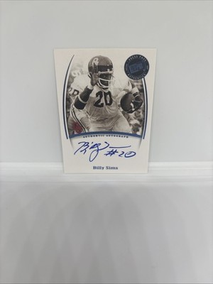 2007 Press Pass Legends Authentics Billy Sims Auto Autograph Sooners Heisman