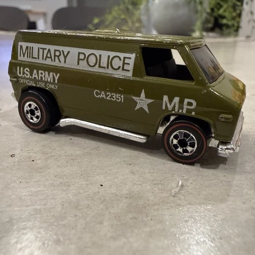 Vintage Hot Wheels Redline 1974 Super Van Military Police U.S. Army