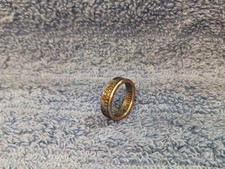 Delaware, Handcrafted Washington Quarters coin ring, size 6 1999