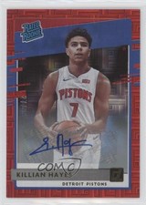 2020 Donruss Rated Rookies Choice Red Signatures 27/99 Killian Hayes Auto 0r3n