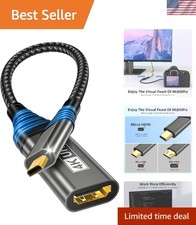 Micro HDMI to HDMI Adapter - 4K Resolution, Gaming and Media Device Compatible