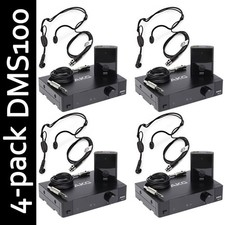 4-pack Set AKG DMS100 5100248-00 Digital Wireless Set  C544L 2793H00060 Headset