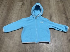 The North Face Blue Full Zip Fleece Hoodie Baby Size 6-12 Months