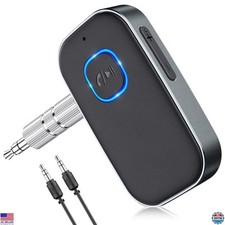 COMSOON Bluetooth Receiver for Car, Noise Cancelling 3.5mm AUX Bluetooth Car