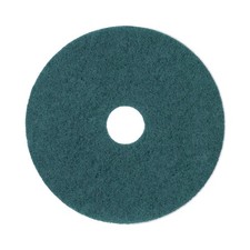 Boardwalk 4017GRE 17" dia Heavy-Duty Scrubbing Floor Pads - Green 5/CT New